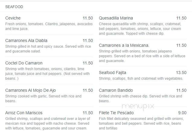 Toro Loco III - Wheelersburg, OH menu_pic