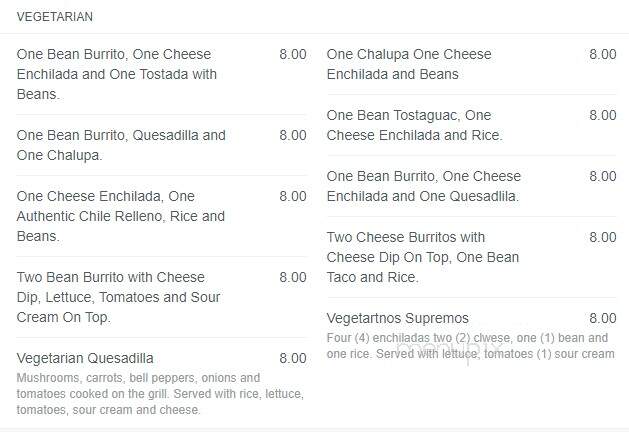 Toro Loco III - Wheelersburg, OH menu_pic