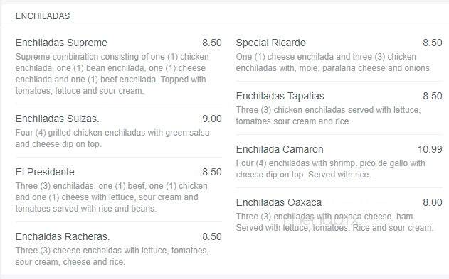 Toro Loco III - Wheelersburg, OH menu_pic