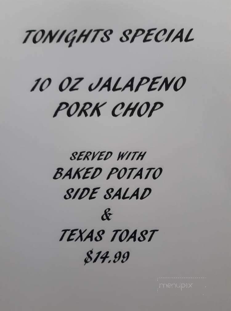 Gregory Lanes - Gregory, SD menu_pic