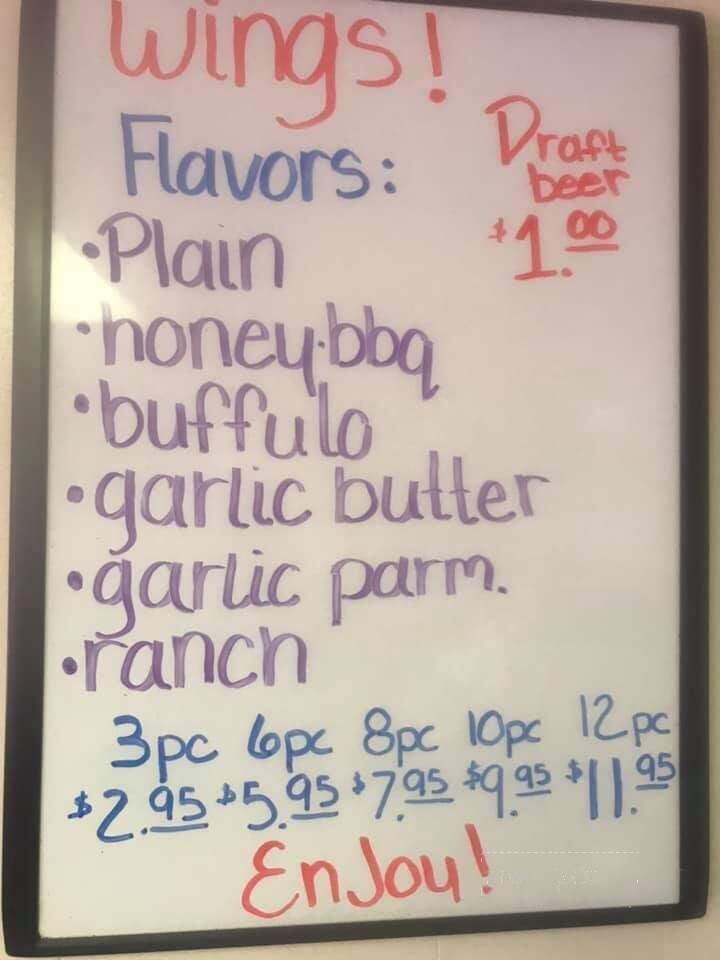 Cormier's Creole Kitchen - Gueydan, LA menu_pic