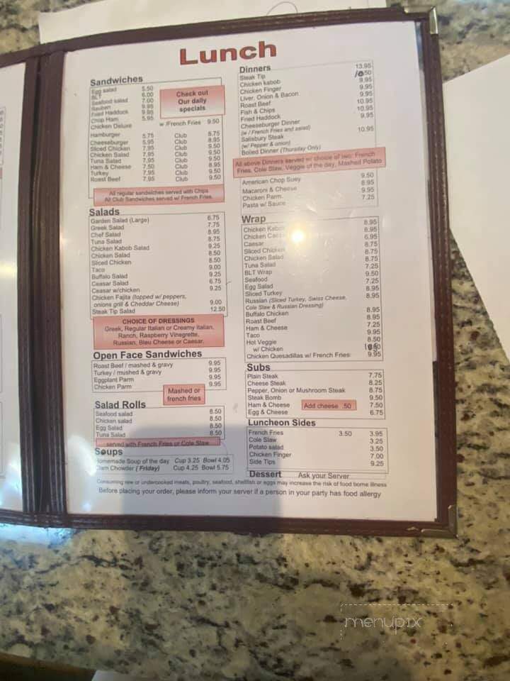Maria's Place - Salem, MA menu_pic