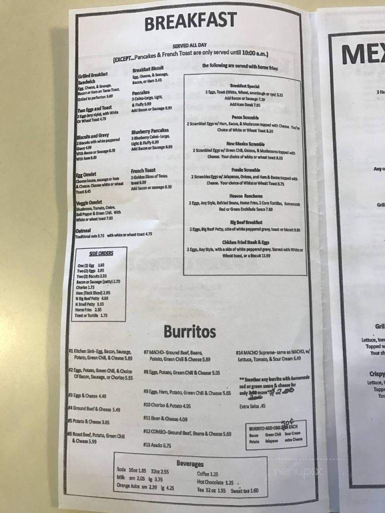 Wings - Artesia, NM menu_pic