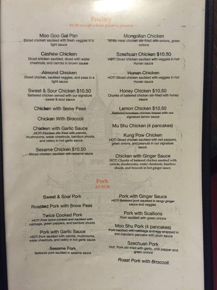 Szechuan Chinese Restaurant - Bartlesville, OK menu_pic