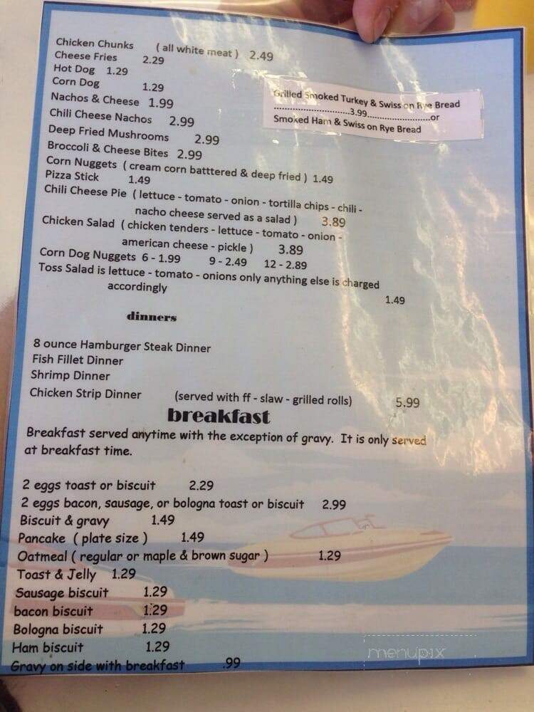 Scotty's Hamburgers - Caryville, TN menu_pic