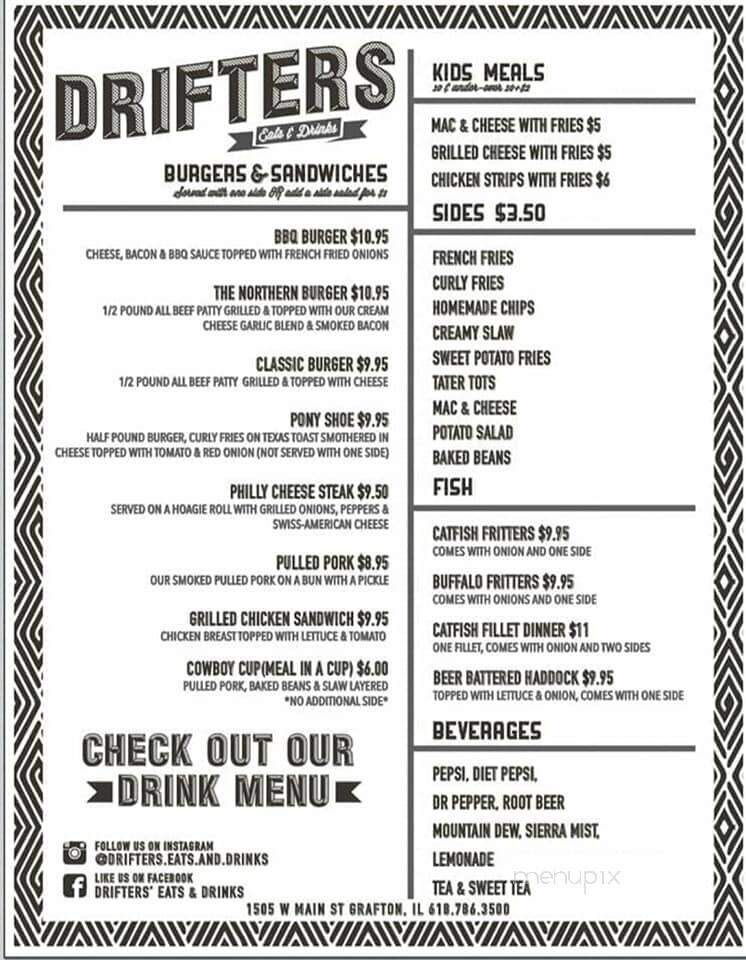 Drifters Eats & Drinks - Grafton, IL