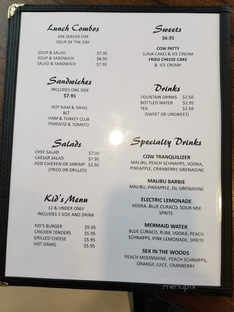 Cow Tippers Burger - Douglas, GA menu_pic