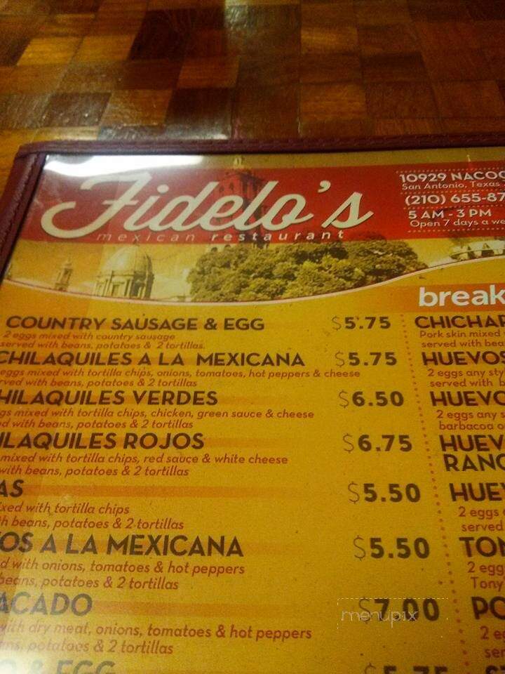 Fidelos Mexican Restaurant - San Antonio, TX