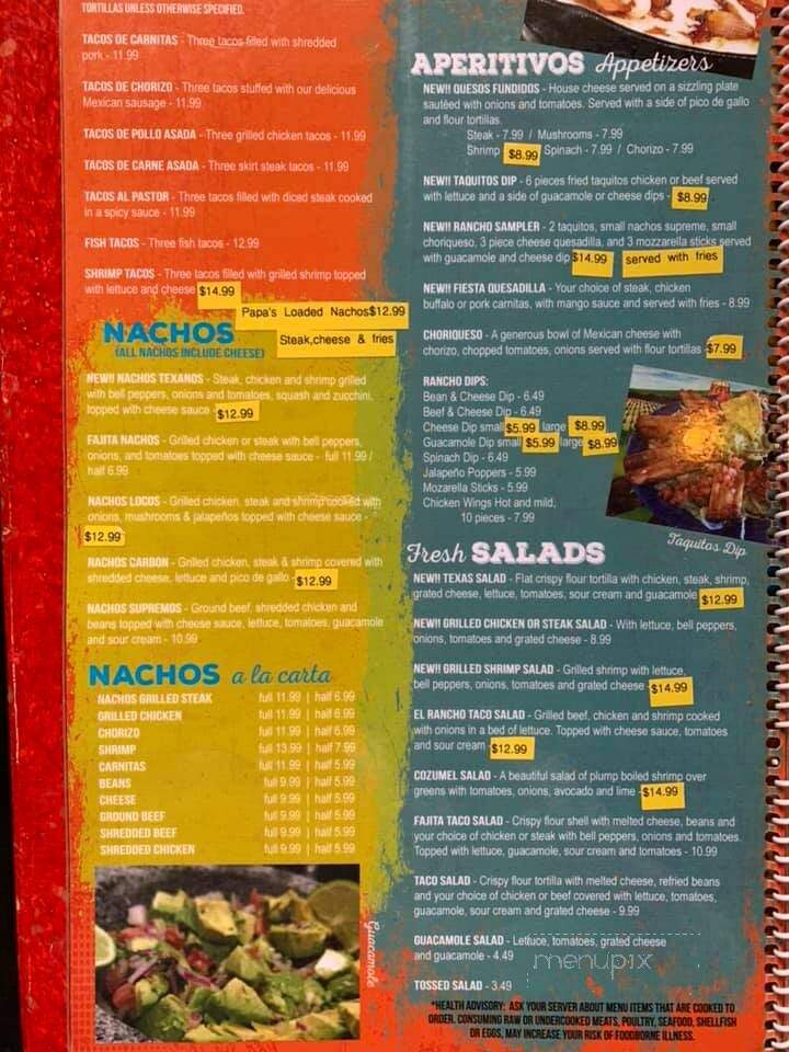 El Rancho Mexican Restaurant - Gaylord, MI