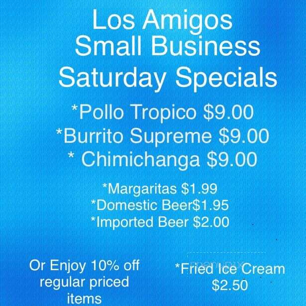 Los Amigos - Vandalia, IL menu_pic