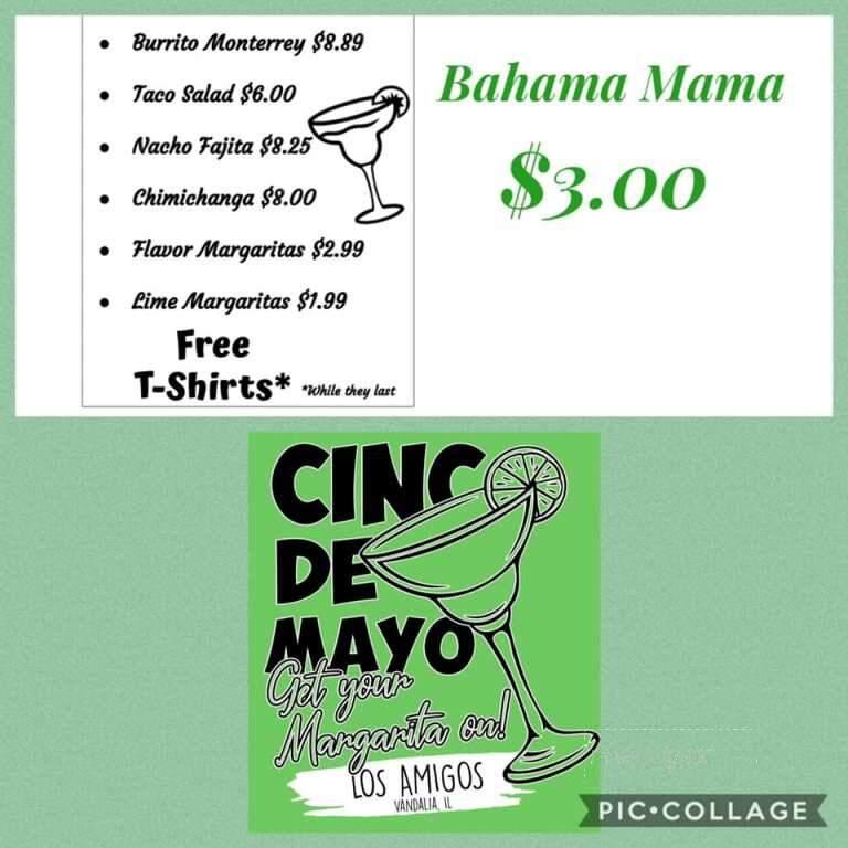 Los Amigos - Vandalia, IL menu_pic
