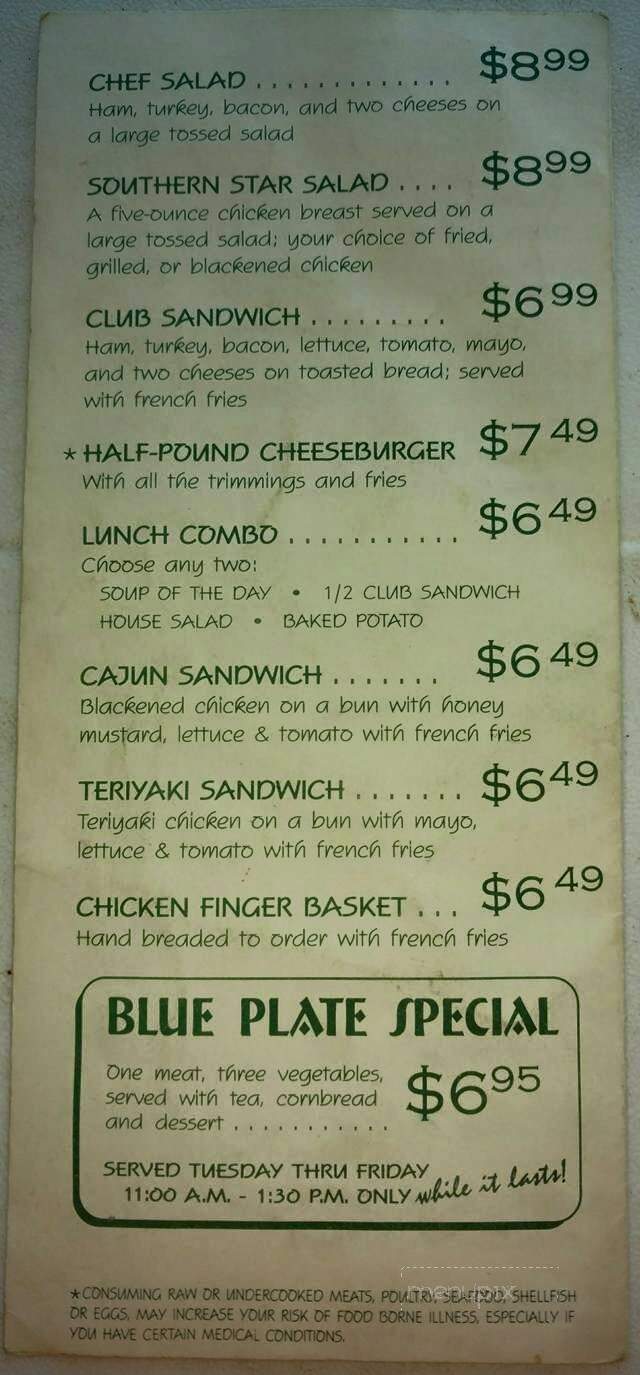 Southern Star Grill - McRae, GA