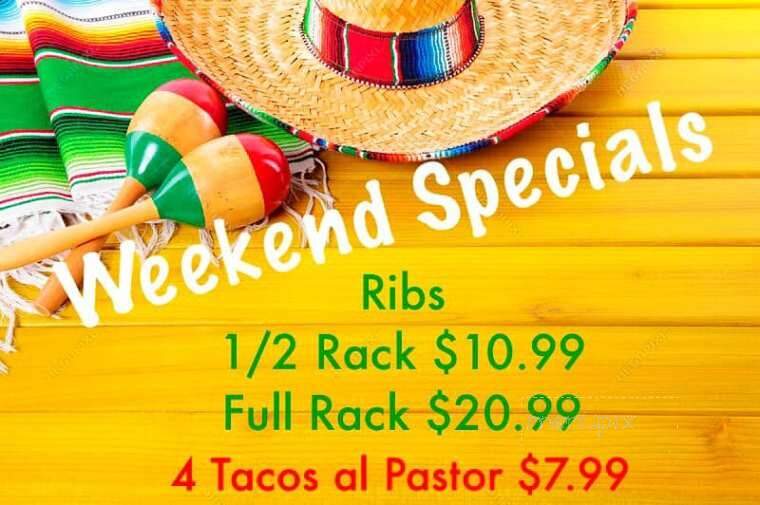 El Charro - Carthage, MO menu_pic