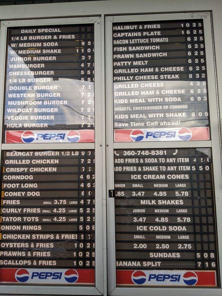 Dairy Dan Drive-In - Chehalis, WA menu_pic
