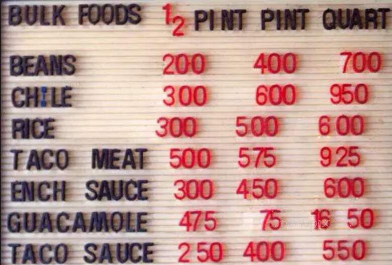 Maria Elena's Mexican Restaurant - Lakewood, CO menu_pic
