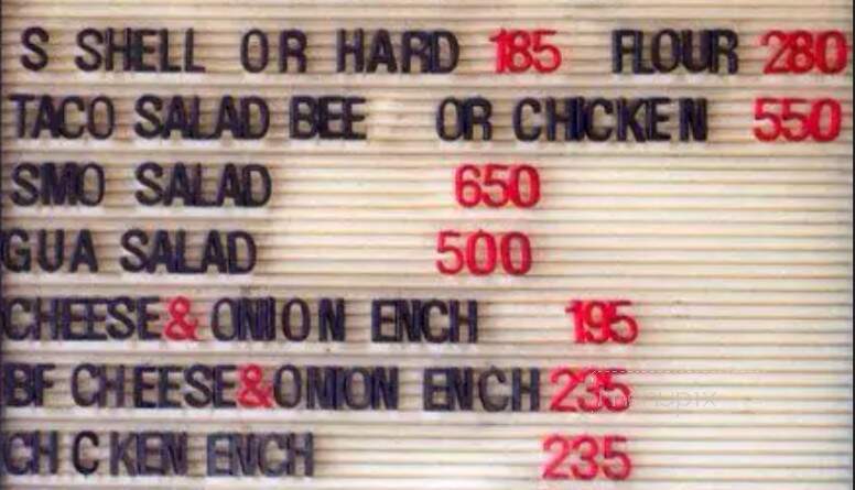 Maria Elena's Mexican Restaurant - Lakewood, CO menu_pic