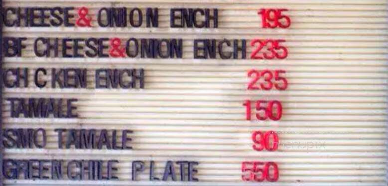 Maria Elena's Mexican Restaurant - Lakewood, CO menu_pic