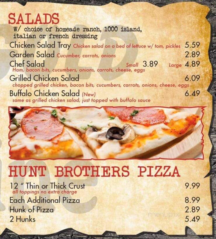 Gold Mine General Store and Grill - Catawba, NC menu_pic