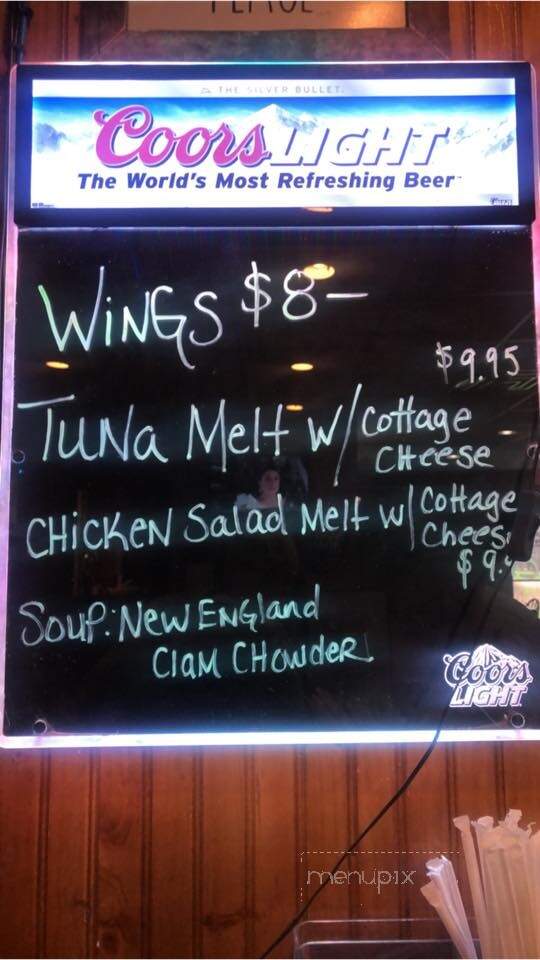 Shenanigans 62 - McDonough, NY menu_pic