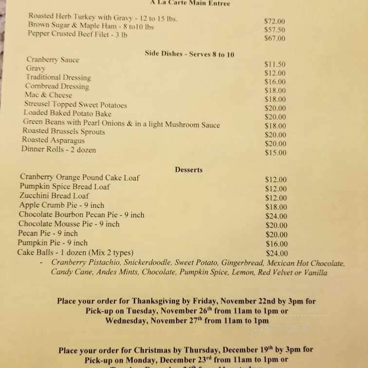 Li'l Mama's Kitchen - Jefferson, TX menu_pic