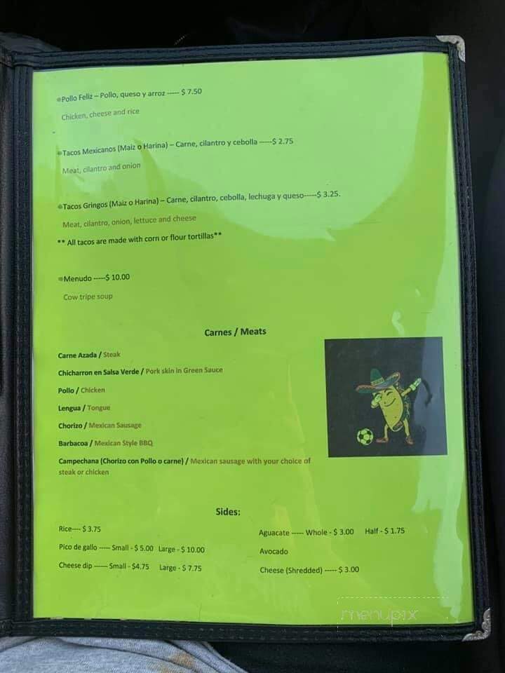 San Miguel Arcangel - Greenwood, MS menu_pic