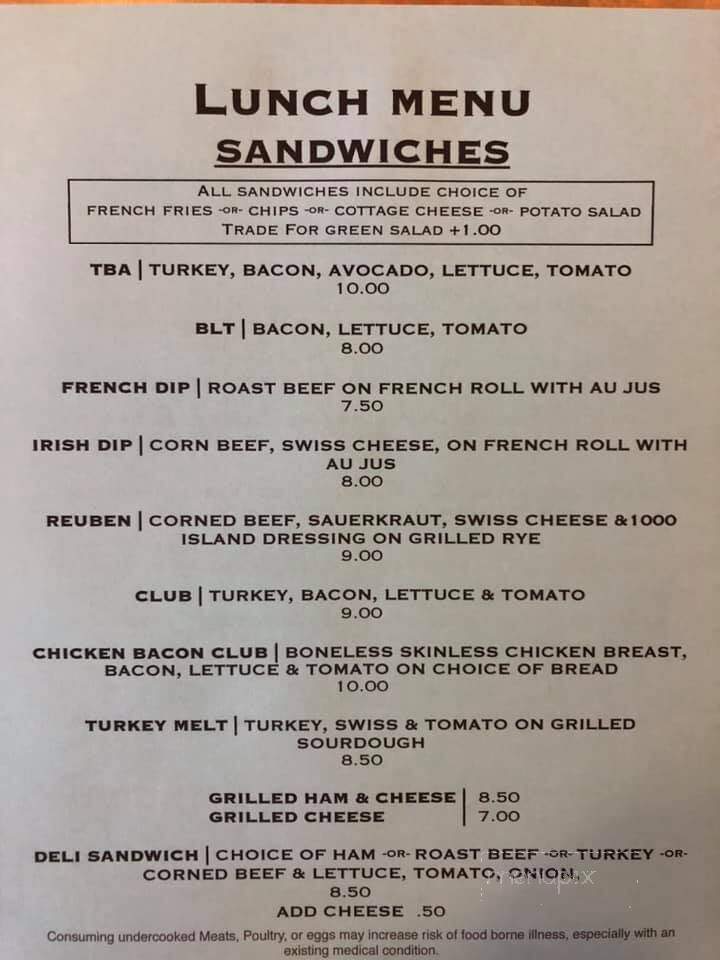 Barbwire Grill - Eagle Point, OR menu_pic