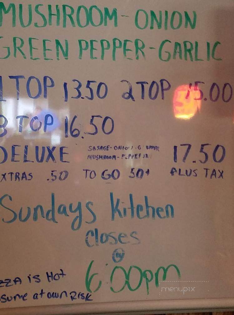 Kluck's Callon Saloon - Ringle, WI menu_pic
