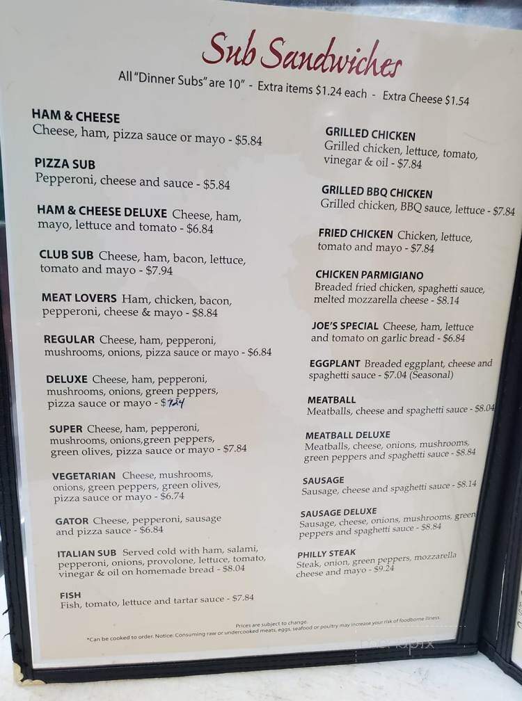 Angela's Italian Restaurant - Sparta, MI menu_pic