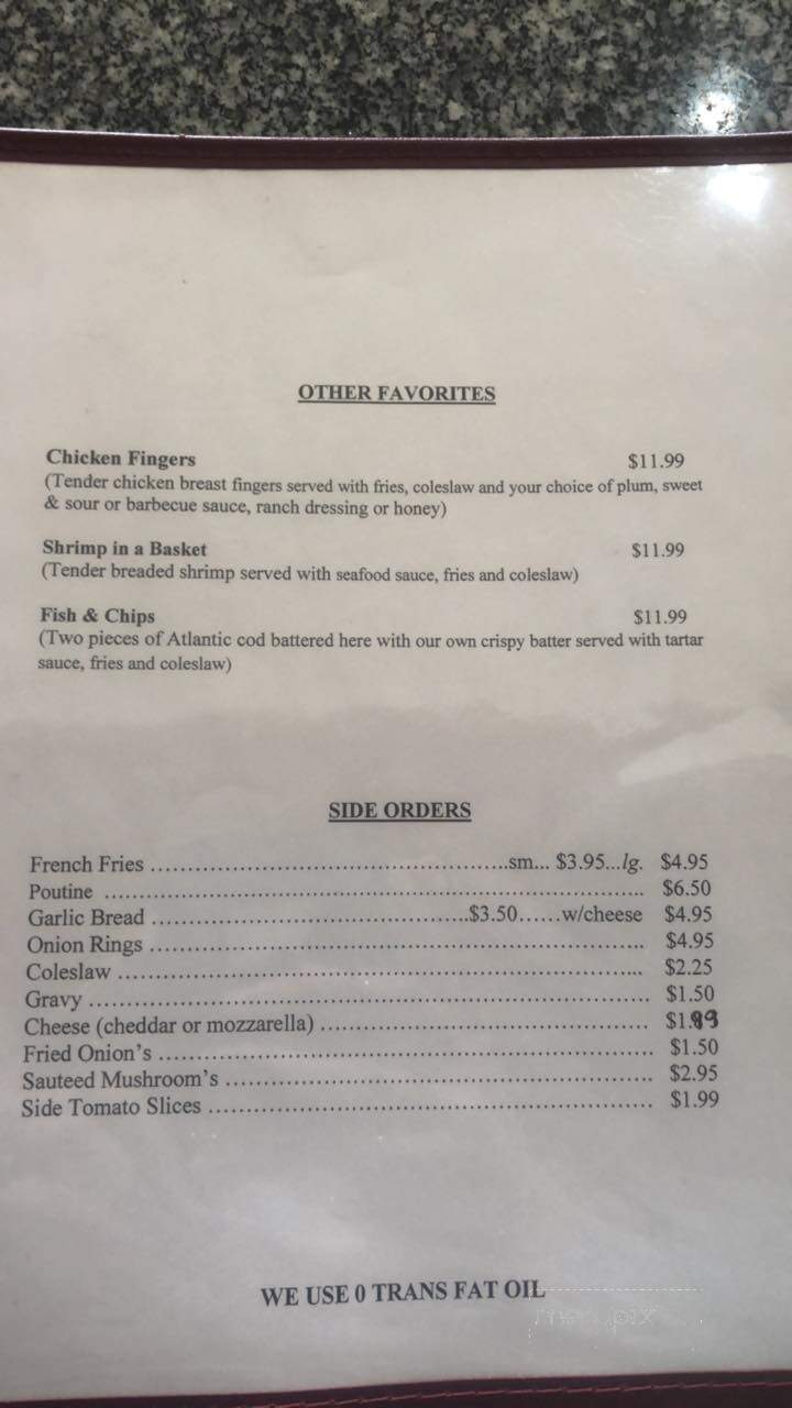 Dapp's Restaurant - Trenton, ON menu_pic