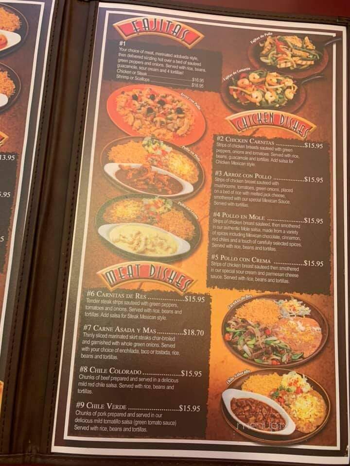 Palenque Mexican Restaurant - Grangeville, ID menu_pic