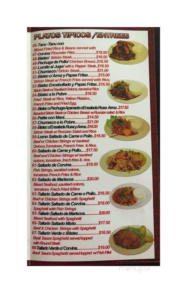 Gilda's Restaurant Corp - East Elmhurst, NY menu_pic