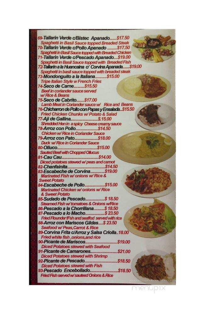 Gilda's Restaurant Corp - East Elmhurst, NY menu_pic