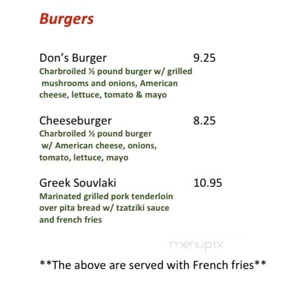 Don's Italian Restaurant - Spindale, NC menu_pic