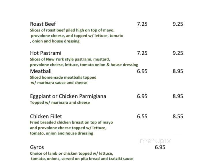 Don's Italian Restaurant - Spindale, NC menu_pic