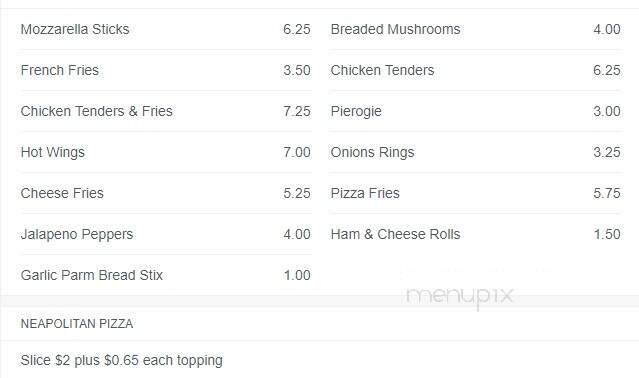 Tony's Roma Pizza - Myerstown, PA menu_pic