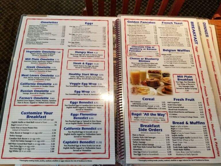 Windmill Diner - New Milford, CT menu_pic