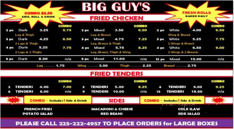 Big Guys Kitchen - Greensburg, LA