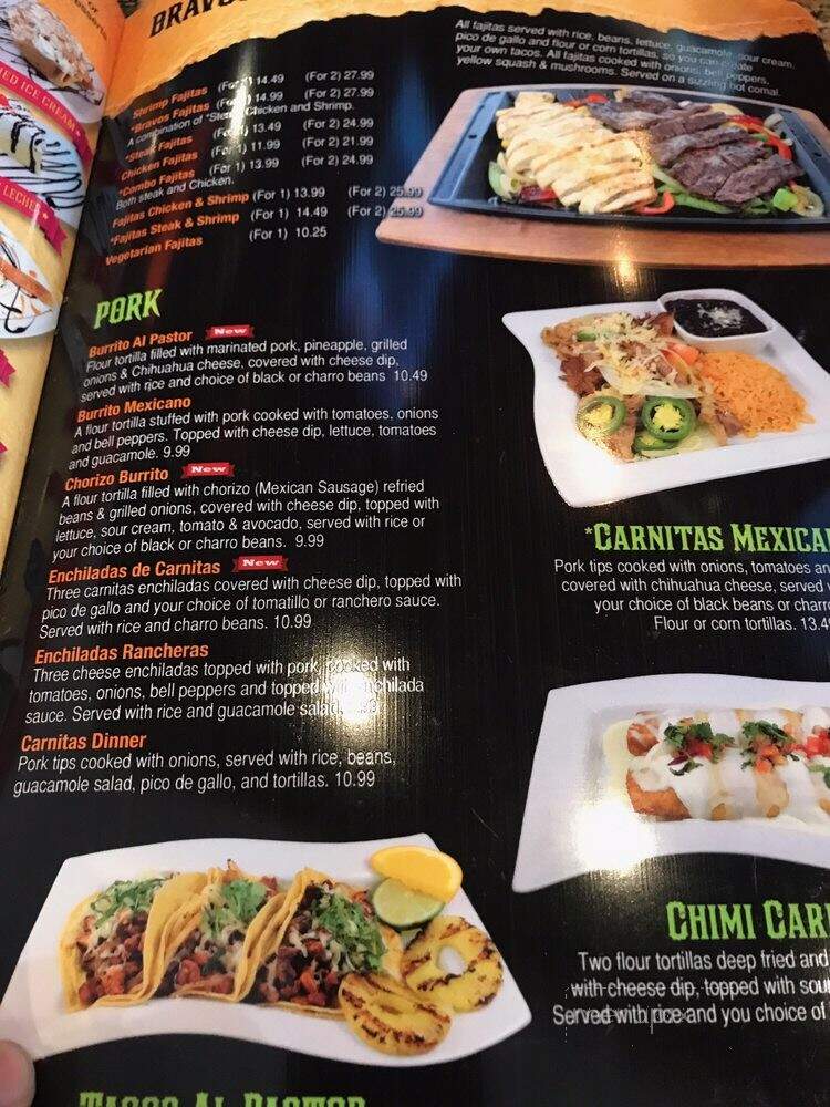 Bravo's Cantina & Grill - Sugar Hill, GA menu_pic
