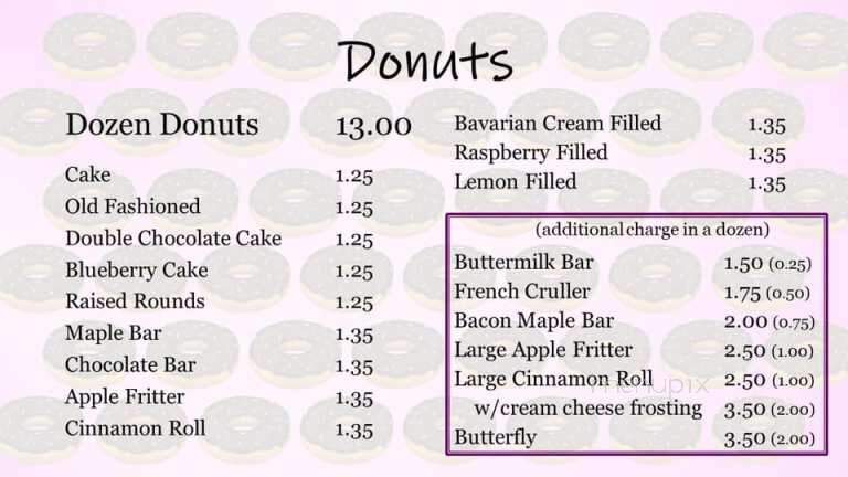 Popular Doughnuts - Kennewick, WA menu_pic