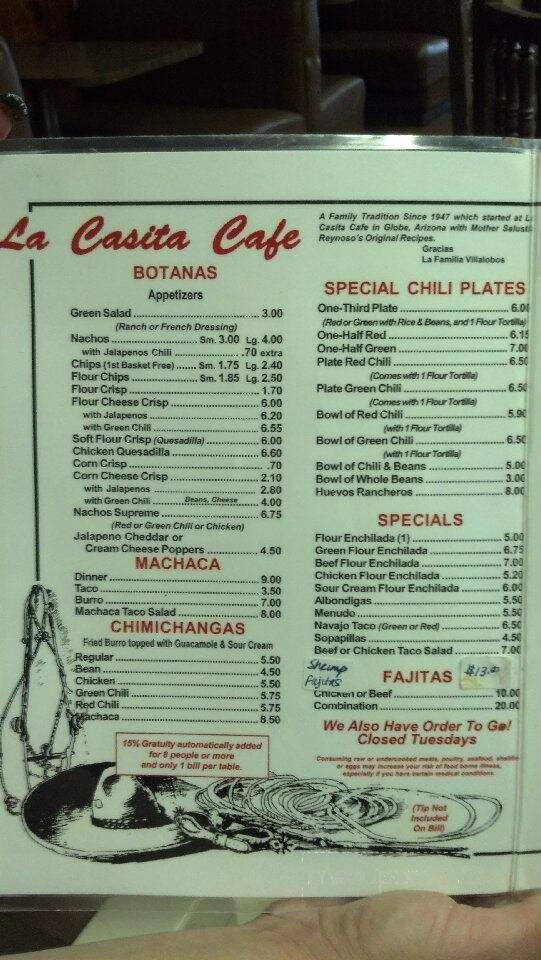 La Casita Cafe - Globe, AZ