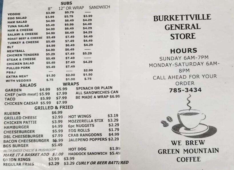 Burkettville General Store - Appleton, ME