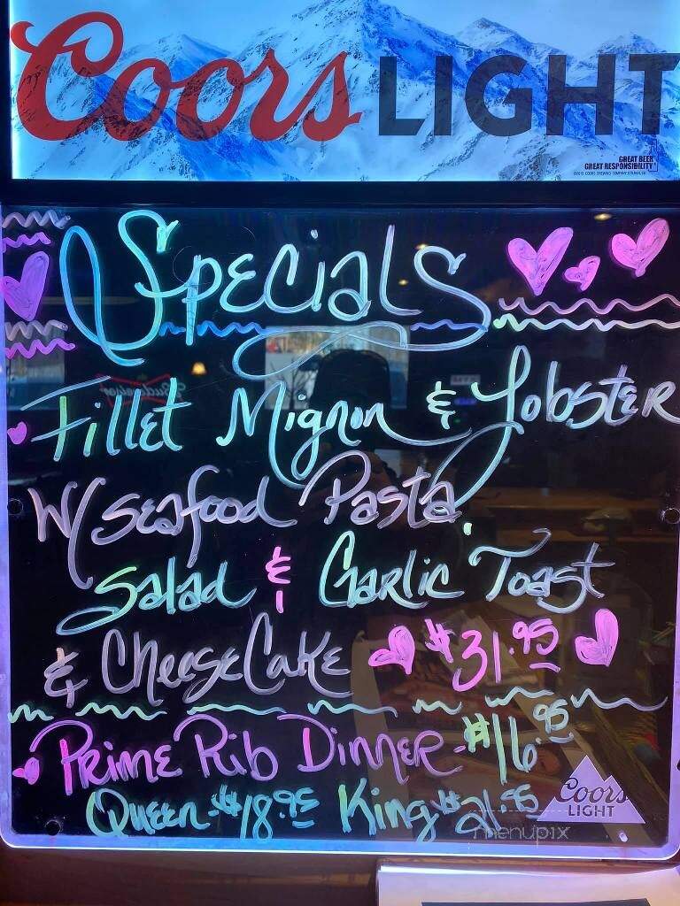 Sportsman Lodge - Gonvick, MN menu_pic