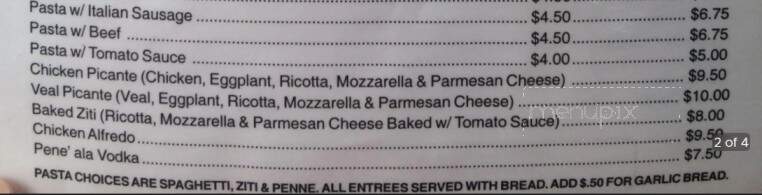 Monticello Cafe - Wilson, NC menu_pic