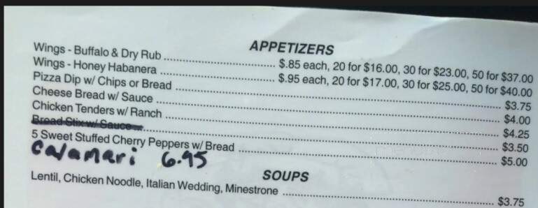 Monticello Cafe - Wilson, NC menu_pic