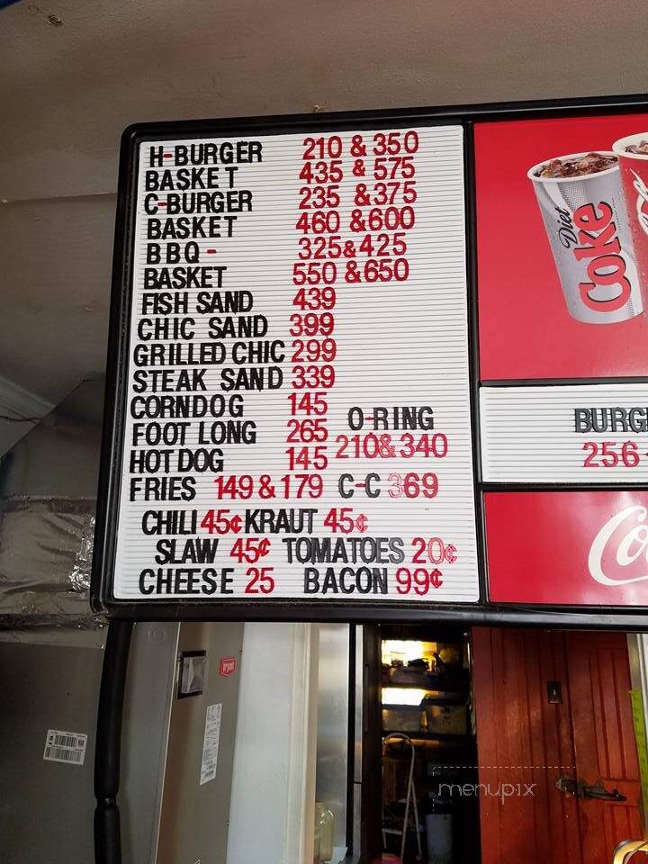Burger Quick - Lineville, AL menu_pic