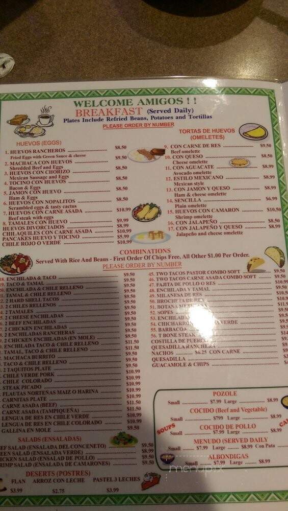 Playa Baja - Montebello, CA menu_pic