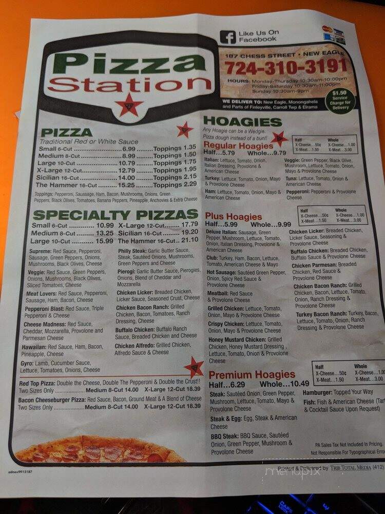 Pizza Station - New Eagle, PA