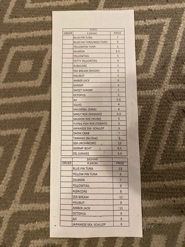 Sea Salt Japanese Eatery - Huntington Beach, CA menu_pic