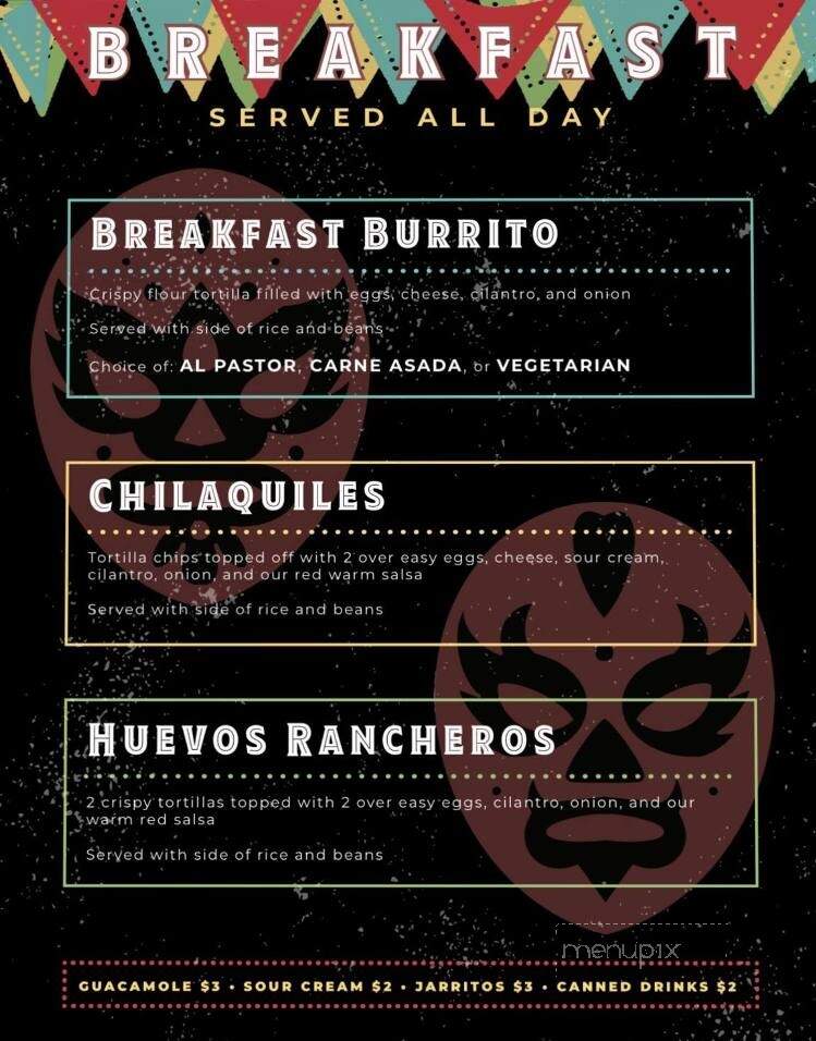 Taco Libre - Koloa, HI menu_pic