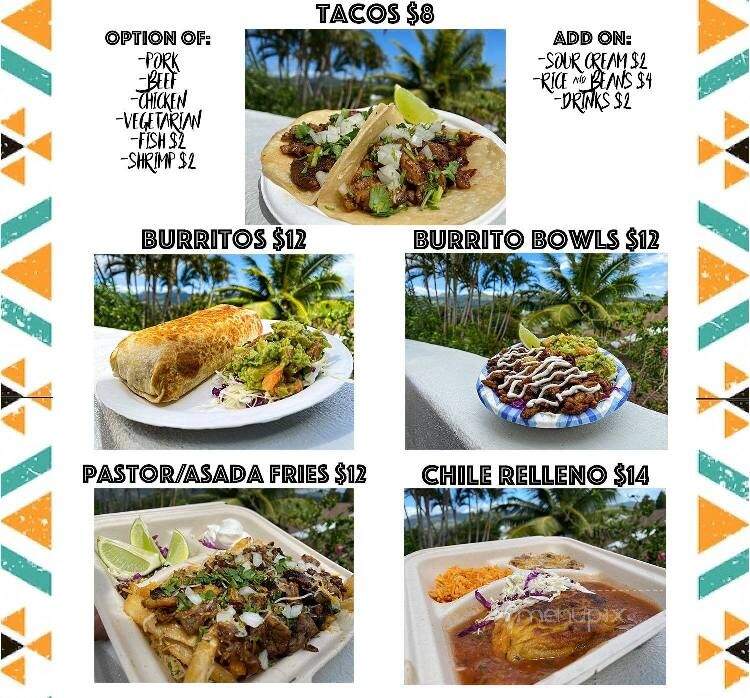 Taco Libre - Koloa, HI menu_pic